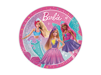 Barbie paper plates 23 cm, 8 pcs.