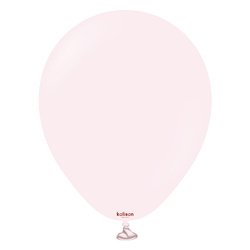 Balony lateksowe Macaron Pale Pink, różowy, 13 cm, 100 szt.