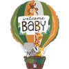 Foil Balloon - Welcome Baby jungle 76cm