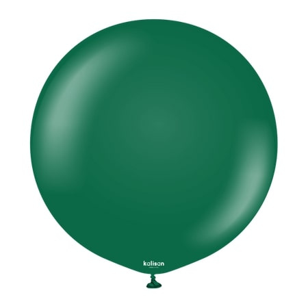 Dark GreenKalisan Latex-Ballons, ca. grün 60cm, 2 Stück.
