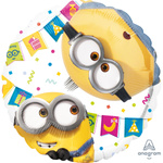 Minions Standard Foil Balloon round 43 cm