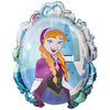 Frozen Foil Balloon – Double-Sided, Mirror, Anna & Elsa, 45 × 59 cm