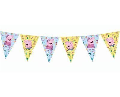 Garland, Flagietki, Peppa Pig, 230 cm