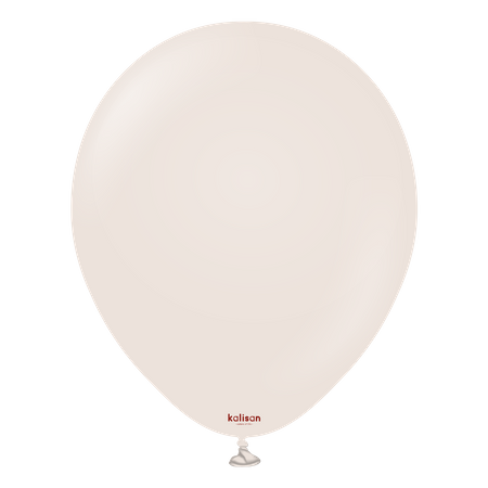 Balony lateksowe White Sand, kremowy 45 cm, 25 szt.