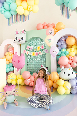 Banner Happy Birthday Gabbys Dollhouse 180 x 15 cm