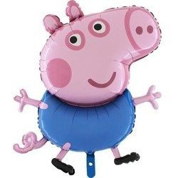 Peppa foil balloon - Pig George, 90 cm Grabo