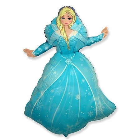 Foil balloon Princess Elsa - Frozen, 35 cm, on a stick