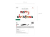 Foil Balloon Merry Christmas Banner Mix 143x25 cm
