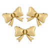 Foil Balloon Bows gold 55 x 42cm 3pcs
