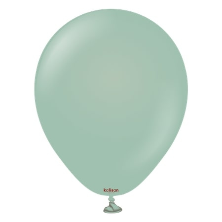 Latex Balloons Retro Winter Green, 45cm, 1 pcs.