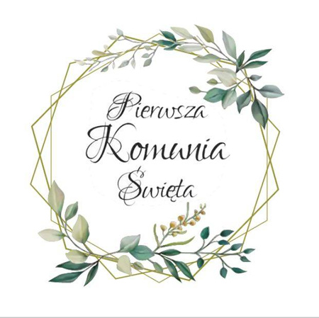 Serwetki Pierwsza Komunia Święta 33cm, 20 szt