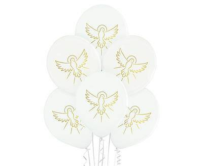 Ballons d11 gołąbki, erste heilige kommunion 30cm, 6 Stk.