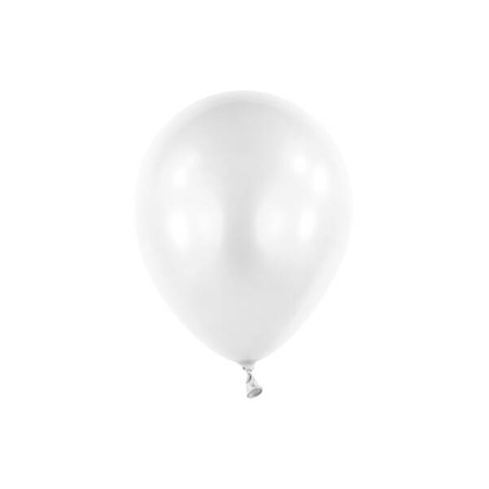 Deko-Latexballons Perlweiß 12cm, 100 Stück.