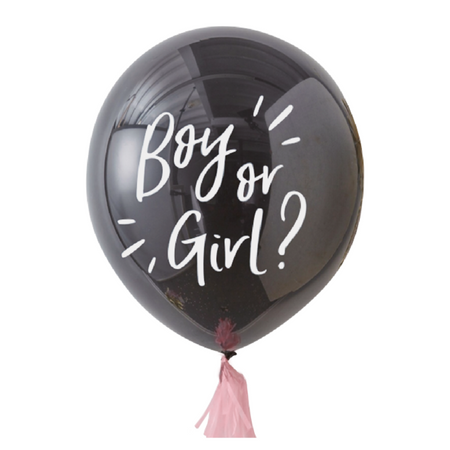 Giant Gender Reveal Balloon - Girl, 1m