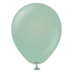 Balony Kalisan Retro Winter Green, zielony 30cm, 100 szt.