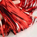 Roter Matter Vorhang, 100 x 200 cm