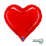 Foil balloon - Red Heart 46cm, Sweetie Heart, Grabo