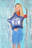 Foil balloon Happy Birthday! Pomegranate star 40 cm