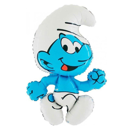 Balon Foliowy - Smerf 36cm, Grabo na patryk