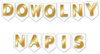 Personalized Gold Flag Banner – Custom Garland with Any Text