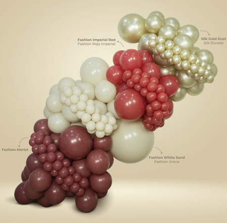 Sempertex Latexballons White Sand, Beige 60cm, 10 Stk.