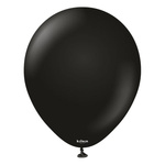 Kalisan Black Latexballons schwarz 30cm, 100 Stk.