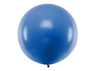 Riesiger Ballon 1m, rund, pastell Blau Blau