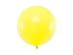 Round balloon, Pastel Lemon Zest 60 cm, 1 pcs