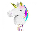 Pull String Birthday Pinata "Magical Unicorn", 40x40x9.5 cm