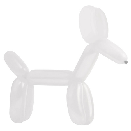 E260 Modellierballons, Animator Röhren, transparent 114cm, 100 Stück.