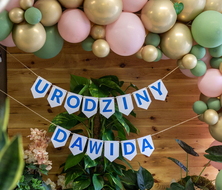 Personalizowany Baner Flagi Urodziny + Imię