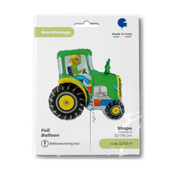 Balon foliowy Traktor, Zielony, Farma, Grabo, 76 cm