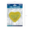 Foil balloon Holographic Holographic gold 46cm