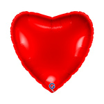 Folienballon - Rotes Herz 56 cm, Grabo