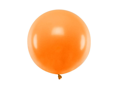 Balon lateksowy Gigant, Pomarańczowy, Pastel Mandarin Orange, 60cm, 1szt