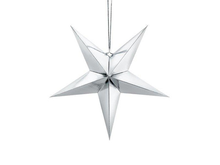 Paper Star, 45cm, silver