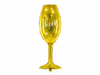 Balloon Foil - Champagne Glass Cheers, gold, 28x80 cm