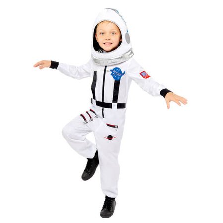 Space Suit White Costume - Age 6-8 Years