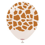 Latex Balloons Safari Giraffe White Sand, 30cm, 25 pcs.