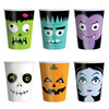 Halloween Monsters Becher 9cm 6Stk.