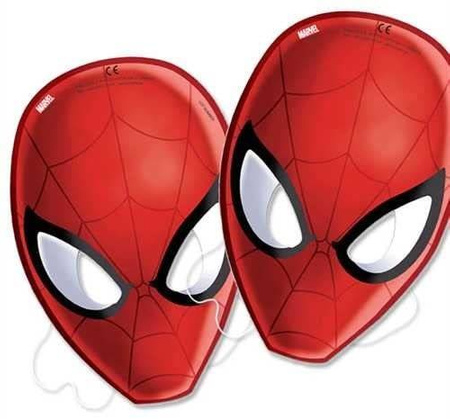 Spiderman paper masks, 6 pcs