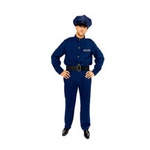 Outfit, costume disguise policeman, size S-M