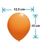 Balony lateksowe białe 12,5 cm, 100 szt.