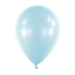Macaron Blaue Latexballons, Decorator Sky Blue, 28cm, 50 Stk.