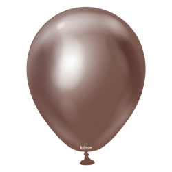 Latex Balloons Kalisan Mirror Chocolate, 30cm, 50 pcs.