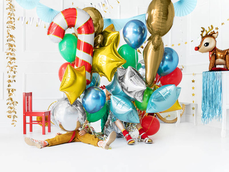Balon foliowy Renifer, Święta 50x62 cm