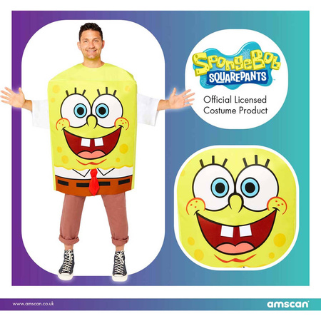 Outfit, costume disguise spongebob male size S-M
