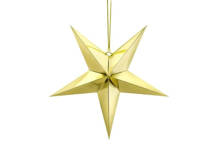 Paper Star, 45cm, gold