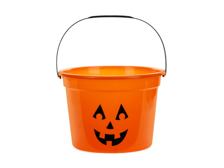 Candy Bucket Pumpkin Orange 20.5x15 cm