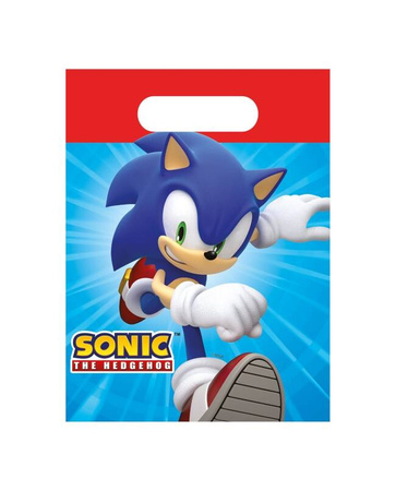 Torebki prezentowe, papierowe Sonic, 4szt
